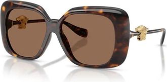 Versace 4499U 108/73 Zonnebrillen - Dames - Zonnebrillen - Bruin - 57 MM - Nylon - Accessoires