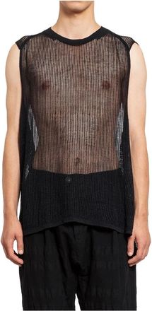 Jan-Jan Van Essche Hombre, Camisetas, Negro, Talla: L