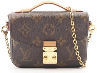 Louis Vuitton Tweedehands Canvas Louis Vuitton tassen - Dames - Vintage Handtas - Bruin - ONE Size - Vintage