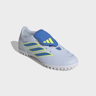 adidas Fussballschuh ADIDAS PERFORMANCE PREDATOR CLUB, ROLLRASEN, UMSCHLAGBARE ZUNGE, Gr. 42,5, crystal sky, ray blau, team solar gelb 2, Synthetik, Schuhe F