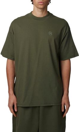 Good For Nothing Oversized Halftone T-Shirt in Green at Nordstrom, Size Xx-Large