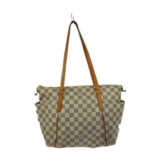 Louis Vuitton Pre-owned Shoulder Bags, female, White, Size: ONE SIZE Pre-owned Vintage Damier Ebene Canvas Tote Bag