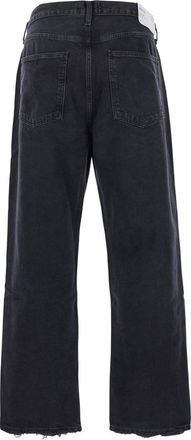 A Gold E 90s Black Five Pocket Jeans In Cotton Man