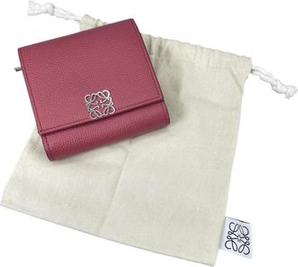 Loewe Pink Leather Wallet (Bi-Fold) (Pre-Owned)