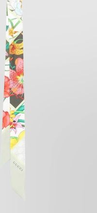 Gucci floral print silk scarf