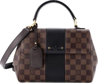Louis Vuitton Bond Street Handbag Damier with Leather BB satchel - Zwart