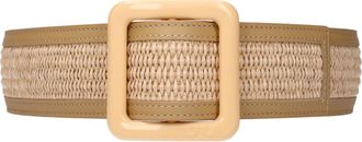 Max Mara Weekend Cintura Donna Rafia Beige/Beige scuro