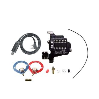 OEM Soluci&oacute;n De Antena De Onda Corta Dual Compatible Con El M&oacute;dulo De Adaptaci&oacute;n Quansheng K5/k6 Si4732 + 2 Antenas De Bucle + Cable De Programaci&oacute;n Usb