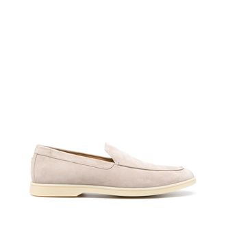 Henderson Baracco Logo-embroidered Suede Loafers