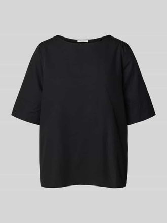 Maerz MAERZ Muenchen Regular Fit Blusenshirt mit Rundhalsausschnitt in Black, Gr&ouml;&szlig;e 42