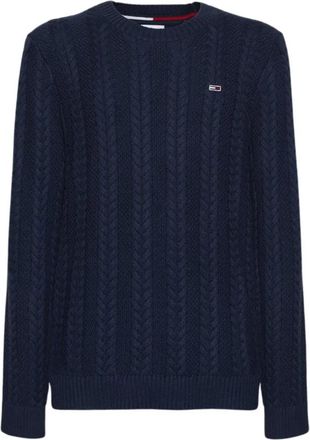 Tommy Jeans Hombre, Jerseys, Azul, Talla: L