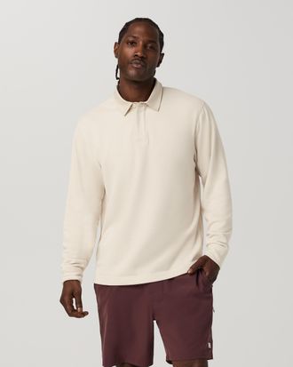 Vuori Clothing Long Sleeve Cypress Rugby | Bone | Medium