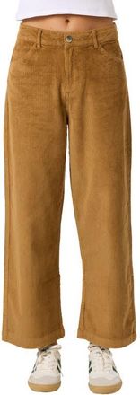 O'Neill Langford Wide Leg Corduroy Pants in Woodshack at Nordstrom, Size 27