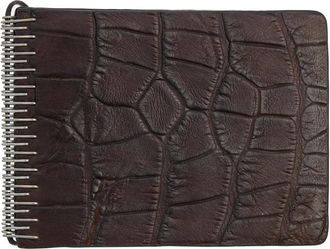 Isaac Sellam Experience Alligator Leren Portemonnee - unisex - Portefeuilles - Bruin - ONE Size - Accessoires
