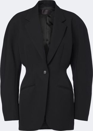 MUGLER Virgin wool grain de poudre blazer