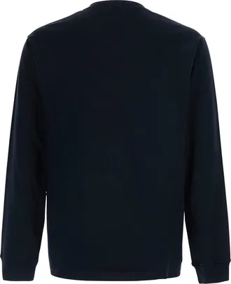 Stone Island Mens Crew Neck T-Shirt Blue Cotton T-Shirts And Polos