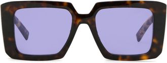 Prada PR 23YSF Asian Fit 2AU05Q Womens Sunglasses Tortoiseshell Size 52