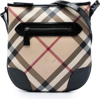 Burberry Pre-owned Burberry Supernova Check Coated Canvas Dryden Crossbody Ladies 1P4HFYNXFBRQ5S5T