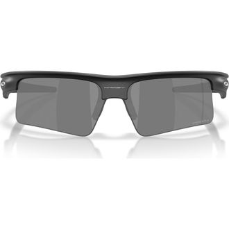 Oakley Bisphaera Speed 68mm Prizm Oversize Rectangular Sunglasses in Matte Black /Prizm Black at Nordstrom