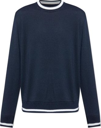 Paul & Shark Wollen trui met ronde hals - Heren - Ronde hals truien - Blauw - M - Wol - Truien & Vesten