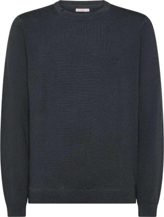 Sun 68 Vintage Ronde Plain T-shirt - Heren - Ronde hals truien - Zwart - 2XL - Truien & Vesten