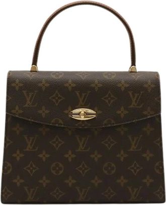 Louis Vuitton Pre-owned Handbags, female, Brown, Size: ONE SIZE Pre-owned Vintage Canvas Handbag