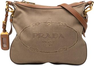 Prada Pre-owned Prada Canvas Canapa Logo Crossbody Ladies G9E3LS4EJW2ESSFN