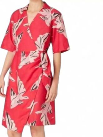 Paul Smith womens dress wrap design belted waist