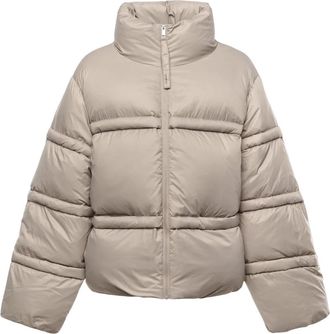 Axel Arigato Veil Puffer Jacket - Heren - Winterjassen - Grijs - XL - Leer - Jassen
