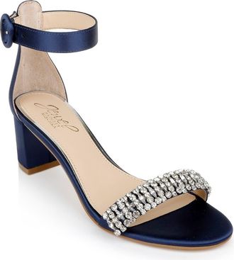 Badgley Mischka James Sandal in Navy at Nordstrom Rack, Size 6.5