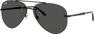 Ray-Ban Rb3791 Aviator Zonnebril - unisex - Accessoires - Zwart - Maat: 62 MM Polyamide