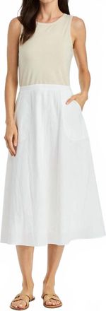 Drew Alaia Midi Dress In Off White