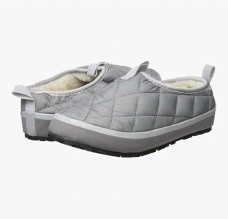 kamik Womens Puffy Slipper In Light Gray
