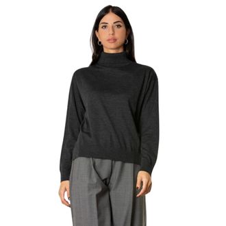 Semicouture Dames, Truien, Zwart, Maat: M Wol