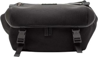 Gucci Pre-owned Canvas Belt Bag - Dames - Vintage Schoudertas - Zwart - ONE Size - Leer - Vintage