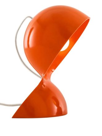 Artemide Dal&ugrave; tafellamp met gewelfde afwerking - Oranje