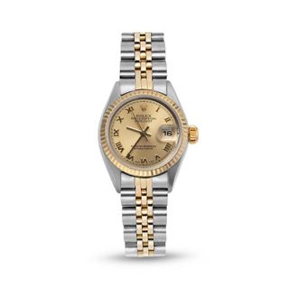 Rolex Pre-owned Rolex Datejust Automatic Chronometer Champagne Dial Ladies Watch 69173 CRJ