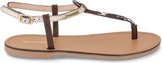 Les Tropeziennes Leren teensandalen Harvil