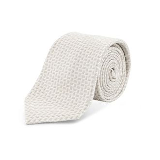 Kiton Ciro Paone Tie - male - Kiton - Ties - Beige - ONE SIZE - Accessories
