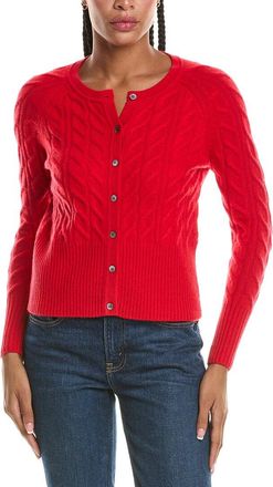 N.Peal N.Peal Myla Cable 100% Cashmere Cardigan