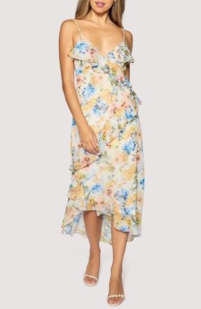 Lost + Wander Garden Afterglow High-Low Dress in Multi-Floral at Nordstrom, Size X-Small