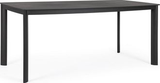 BIZZOTTO Hochwertiger Outdoor Tisch Alcora 180 x 90 cm, Anthrazit