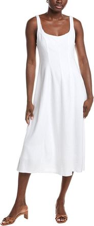 Nanette Lepore Linen-Blend Midi Dress