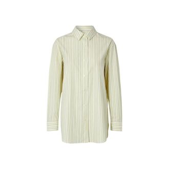 Sams&oslash;e & Sams&oslash;e Loose Fit Long-Sleeved Buttoned Shirt - female - Sams&oslash;e Sams&oslash;e - Shirts - Beige - XL - Blouses & Shirts