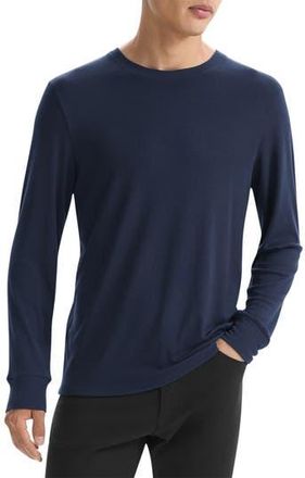 Theory Essential Long Sleeve T-Shirt in Baltic - Xhx at Nordstrom Rack, Size Xx-Large