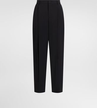 Dolce & Gabbana Wool Trousers - Man Pants And Shorts Blue 48