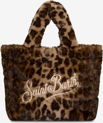 MC2 Saint Barth Kunstpelz-Shopper mit Tierprint Colette Soft