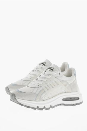 Dsquared2 Leather and Fabric Low Top Sneakers RUN DS2 size 35