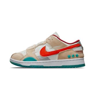 Nike Fitness, Heren, Veelkleurig, 45 EU, Leer, Dunk Low Scrap Shapeless Formless Limitless