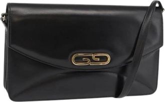 Gucci Pre-owned Vintage Schoudertas - Dames - Vintage Schoudertas - Zwart - ONE Size - Leer - Vintage
